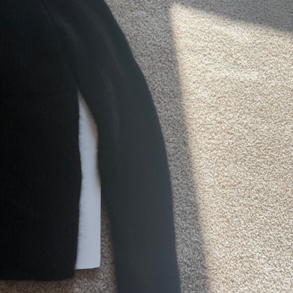 Jenni Kayne Cashmere Fisherman Sweater in Black S EEUC - Picture 5 of 8